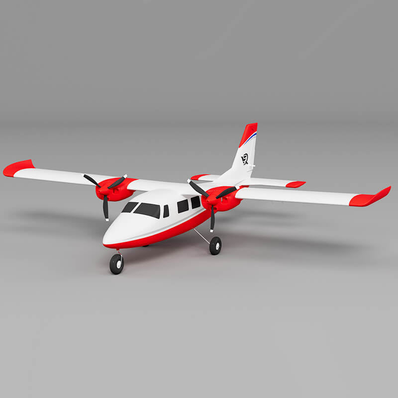 XFly P68 Twin 850mm Wingspan Without Tx/Rx/Battery - Red XF114P-R