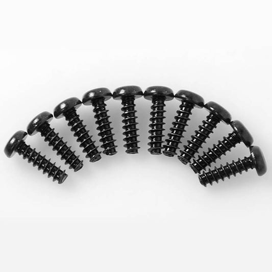 RC4WD Button Head Self Tapping Screws M3 X 10mm (Black) Z-S1578