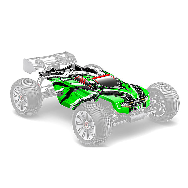 Corally Polycarbonate Body Shogun XP 6S Painted Cut 1pc C-00180-384