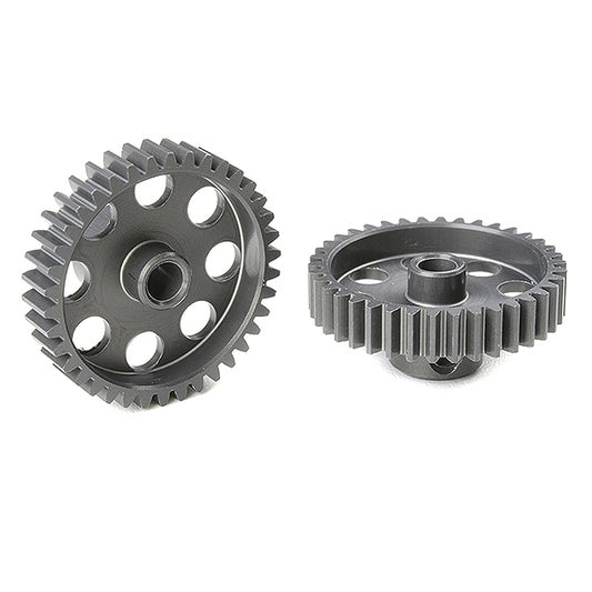 Corally 48 dp Pinion Short Hard Anodised Al7075 38 Teeth Shaft Dia. 3.17mm