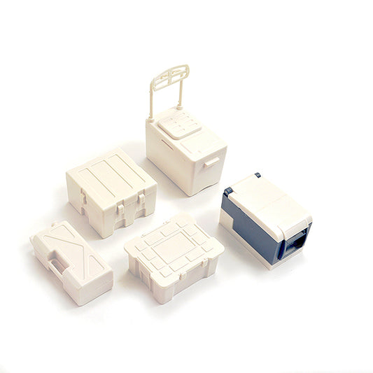 Fastrax Scale 5Pc Tool & Cooler Case Set - White FAST2355W