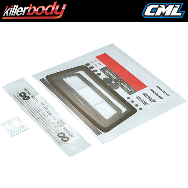 Killerbody Toyota Land Cruiser LC70 Decal Sheet KB48616