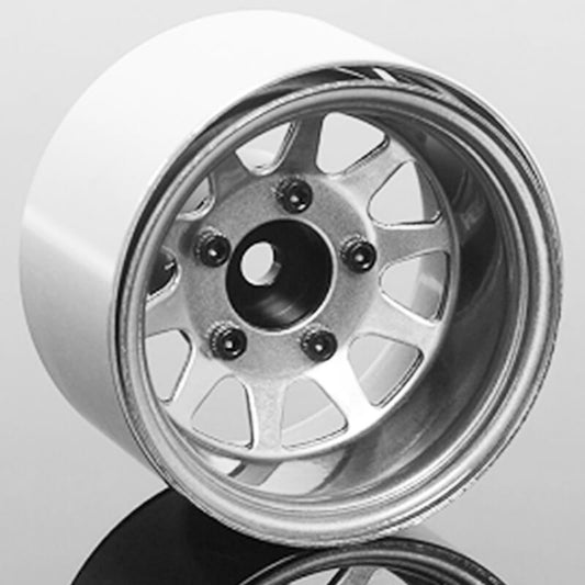 RC4WD Deep Dish Wagon 1.55" Stamped Steel Beadlock Wheels (Chrome) Z-W0286