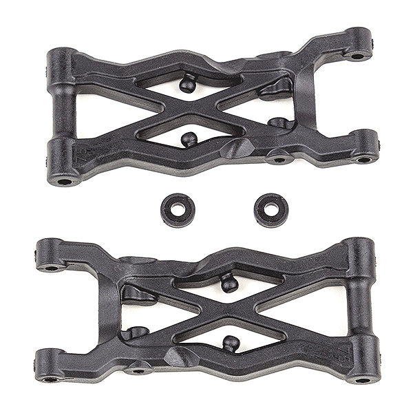 Team Associated B6.3 Ft 75mm Rear Suspension Arms Carbon Fibre AS91874