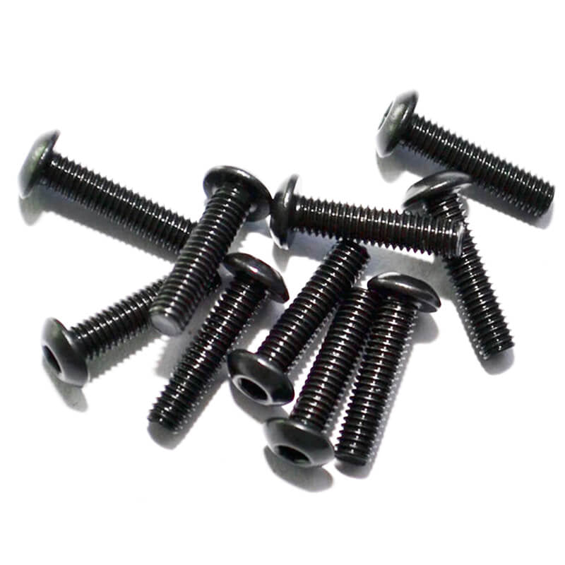 RC4WD Steel Button Head Cap Screws M3 X 12mm (10) Z-S0654