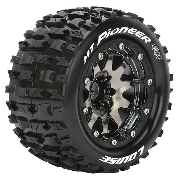 Louise RC MT-Pioneer 1:10 Soft Hex 14mm Black Arrma Granite Black L-T3308SBM