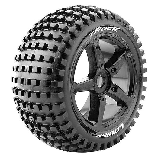 Louise RC T-Rock 1:8 Fr/Rr Soft 0 Offset Black L-T3251SB