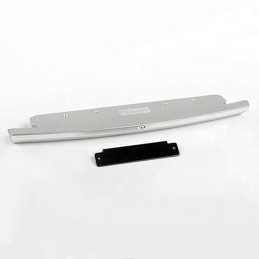 RC4WD Slick Metal Front Bumper for Js Scale 1:10 Range Rover Classic Body (Silver)