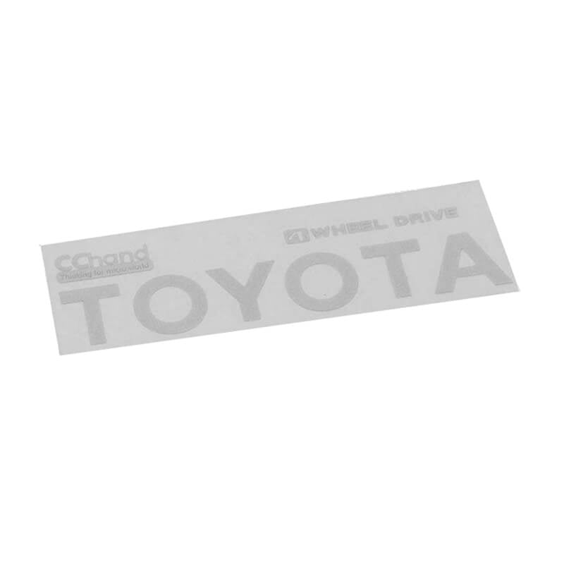 RC4WD Metal Rear Emblem for TF2 Mojave Body (White)