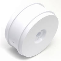 Team Associated RC8 83mm 1:8 Wheels (4) - White AS89296