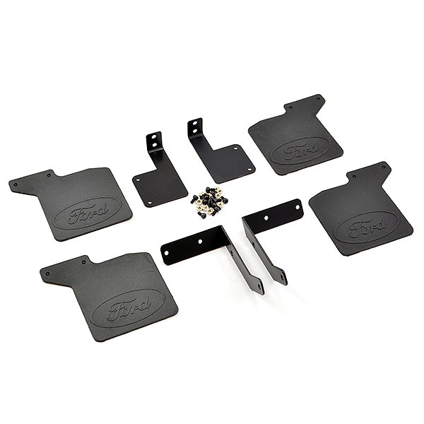 Fastrax TRX-4 Rubber Mudflaps & Alloy Mounts for Bronco FTTX342