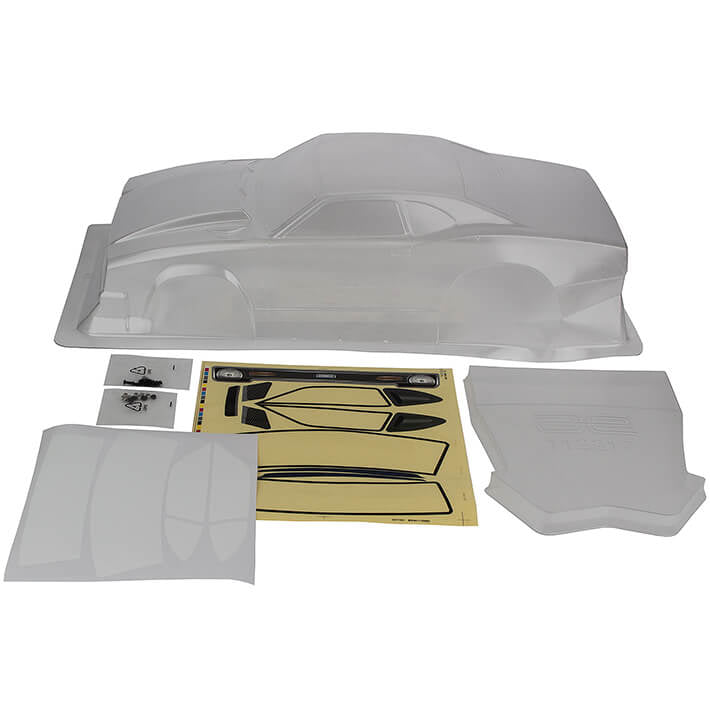 Team Associated DR10 Pro Reakt Lucas Oil Drag Bodyshell Clear AS72035