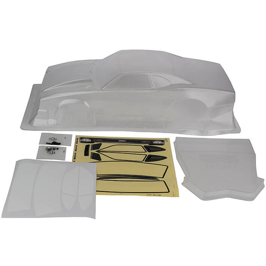 Team Associated DR10 Pro Reakt Lucas Oil Drag Bodyshell Clear AS72035