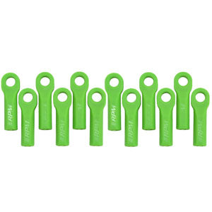 RPM Traxxas Long Rod Ends - Green(12) Replaces TRX #5525 RPM80514