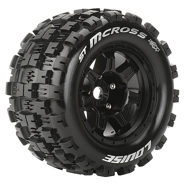 Louise RC St-Mcross 1:8 Sport 0" Offset Hex 17mm Black L-T3327B