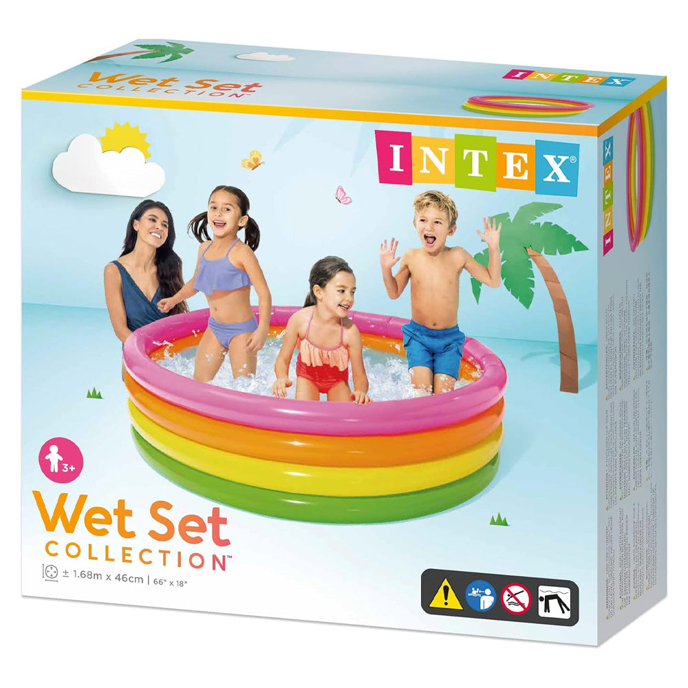INTEX Sunset Glow Inflatable Paddling Pool 5.5ft 56441NP