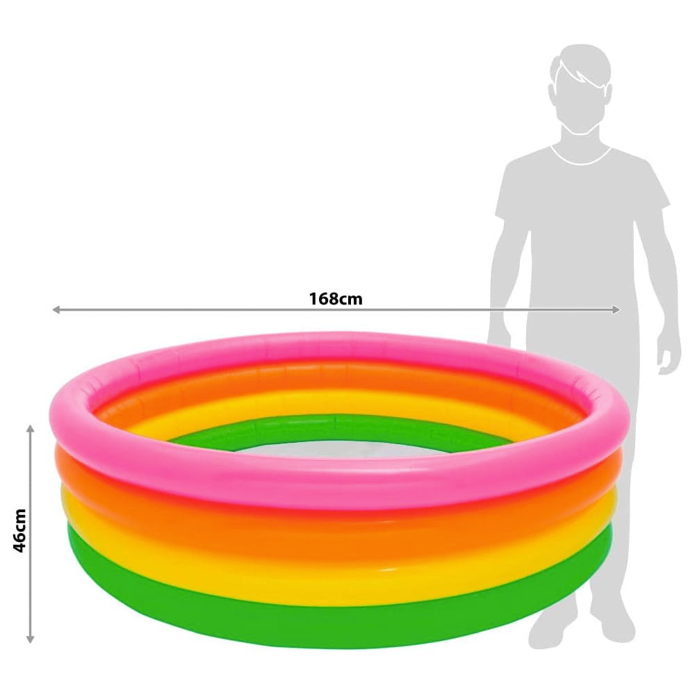 INTEX Sunset Glow Inflatable Paddling Pool 5.5ft 56441NP