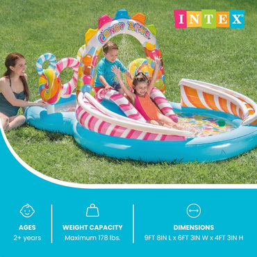 Intex Candy Zone Inflatable Play Centre Paddling Pool