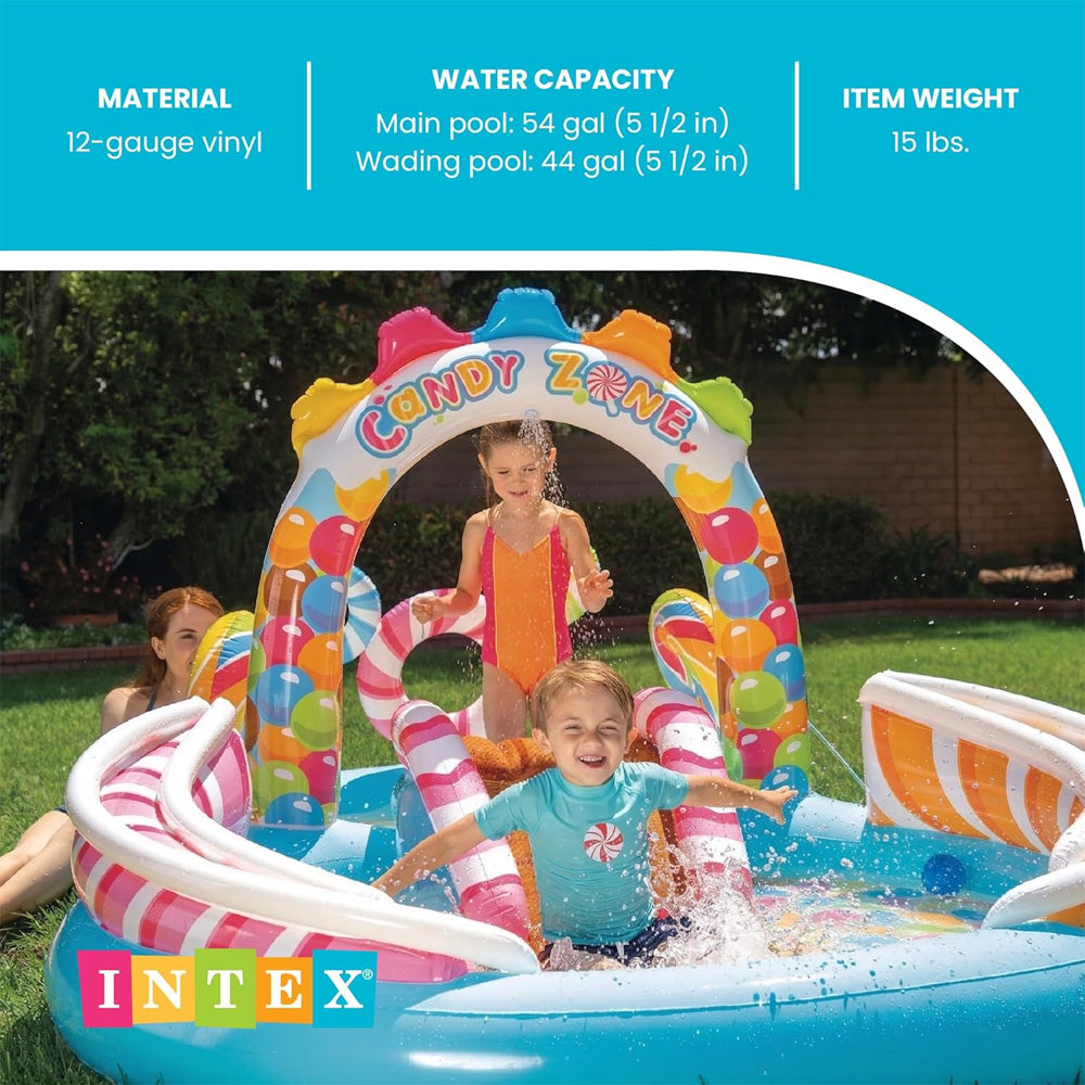 Intex Candy Zone Inflatable Play Centre Paddling Pool