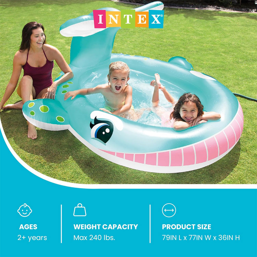 Intex Whale Spray Paddling Pool 2m