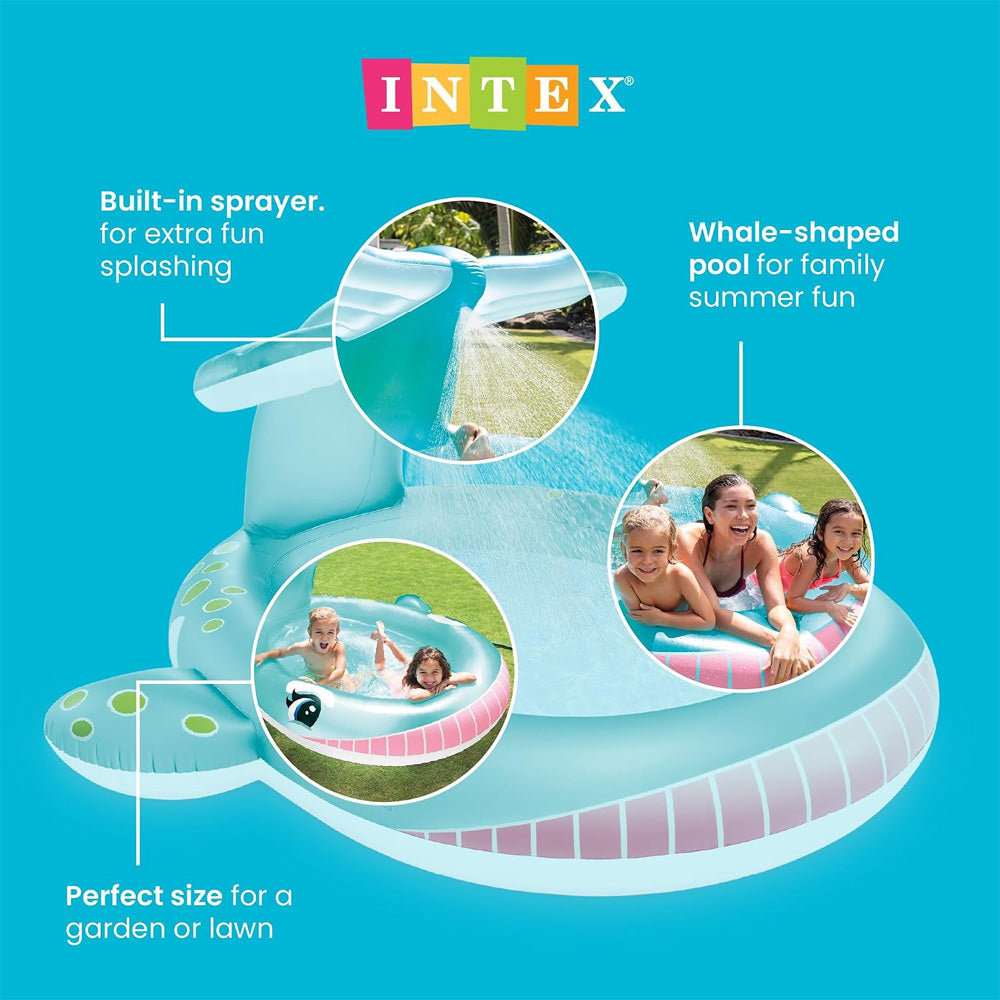 Intex Whale Spray Paddling Pool 2m