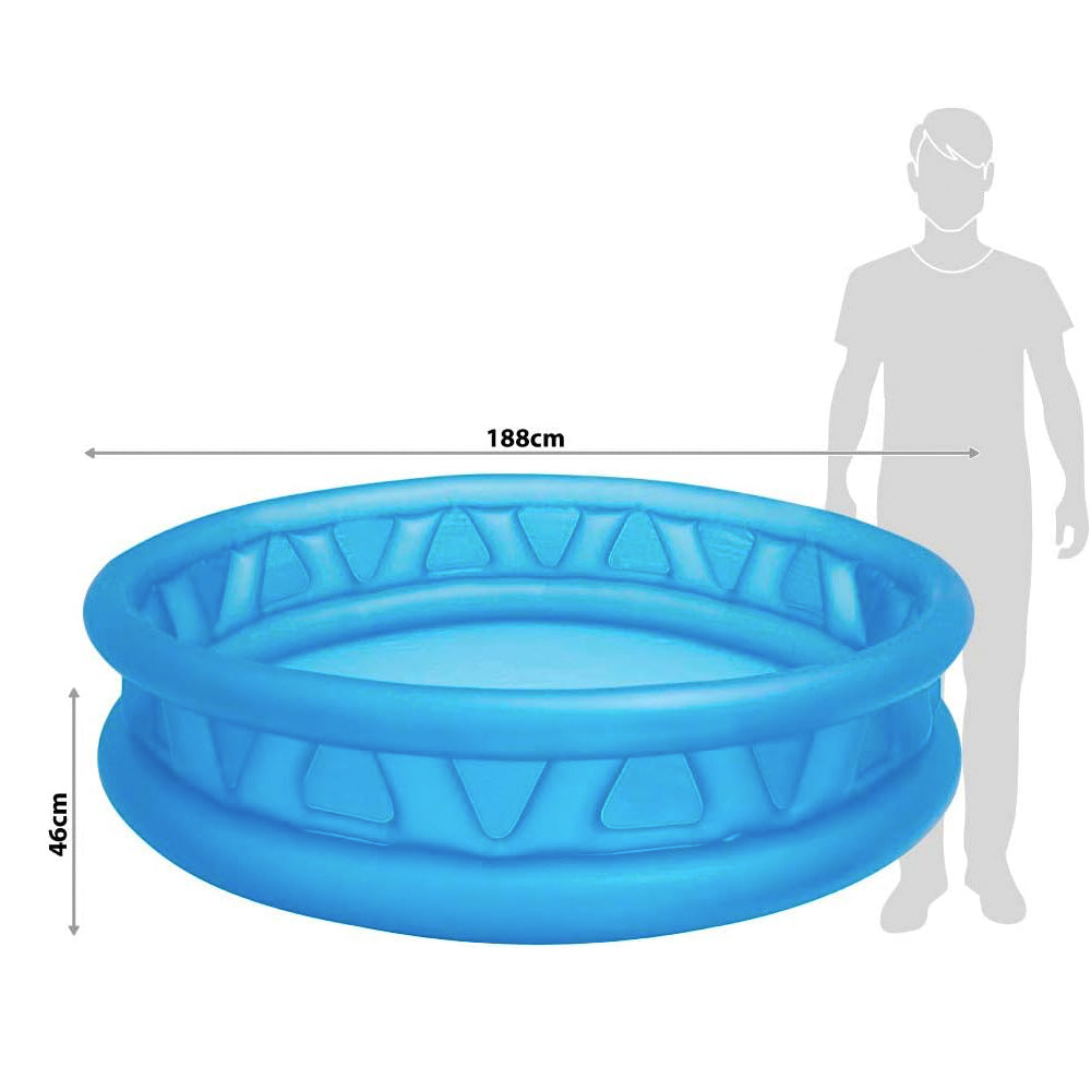 INTEX Soft Side Pool 6ft Inflatable Paddling Pool 58431NP