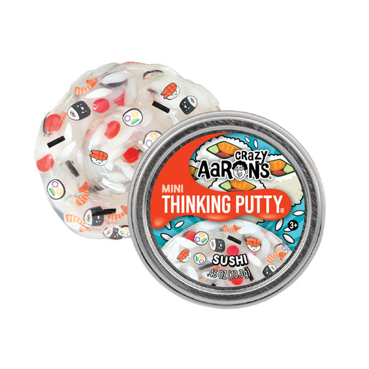 Crazy Aaron's Sushi Thinking Foam Strecth Toy Mini Tin IS003