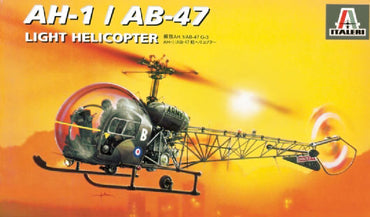 ITALERI AH.1/AB-47 Helicopter 095 1:72 Aircraft Model Kit
