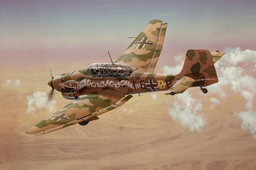 ITALERI JU-87 B2 Stuka 1292 1:72 Aircraft Model Kit