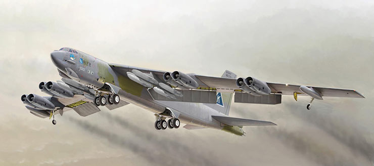 ITALERI B-52 Stratofortress 1:72 Aircraft Model Kit 1378