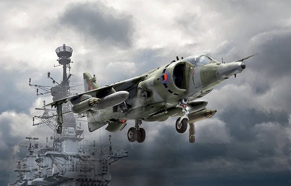 ITALERI Harrier GR.3 'Falklands War' 1401 1:72 Aircraft Model Kit