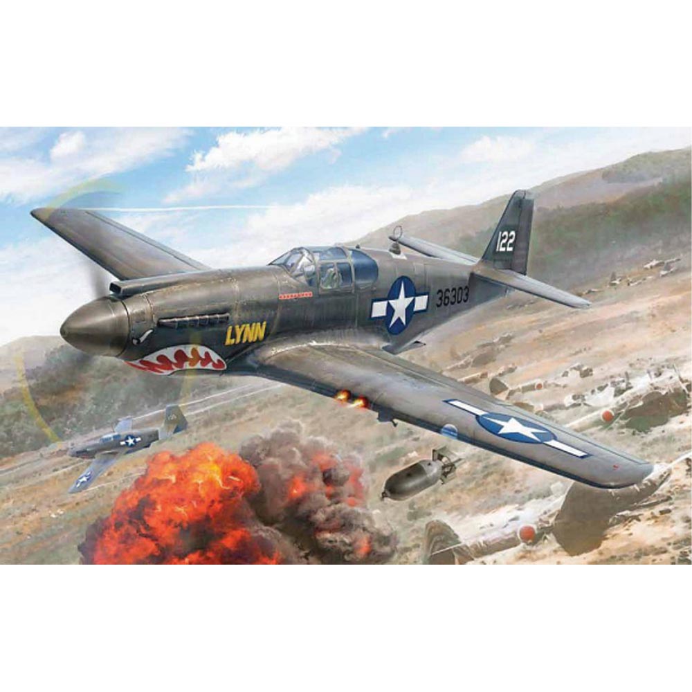 Italeri 1423  P-51A Mustang North American USAF 1:72 Plastic Model Kit