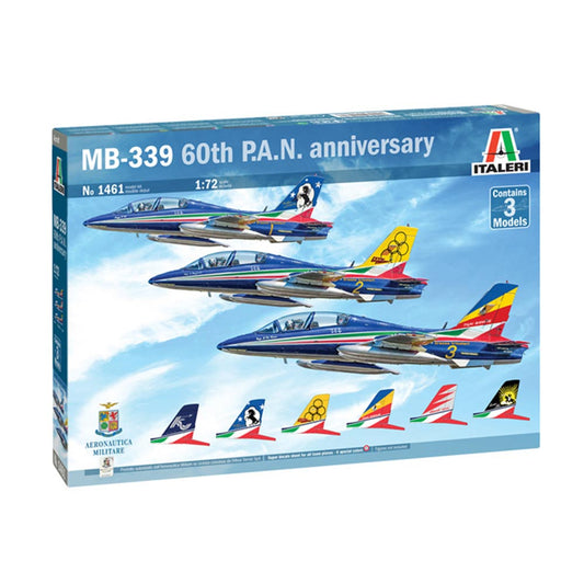 Italeri 1461  Macchi MB339 60th Anniversary Special Livery 1:72 Plastic Model Kit