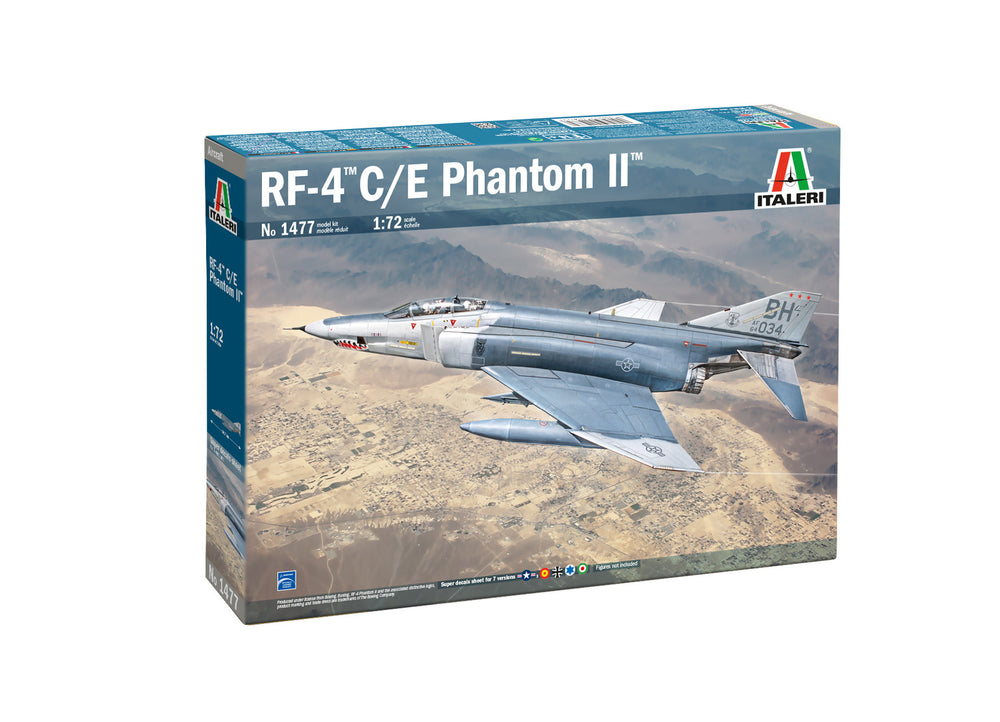 Italeri 1477 McDonnell Douglas RF-4C/E Phantom II 1:72 Model Kit