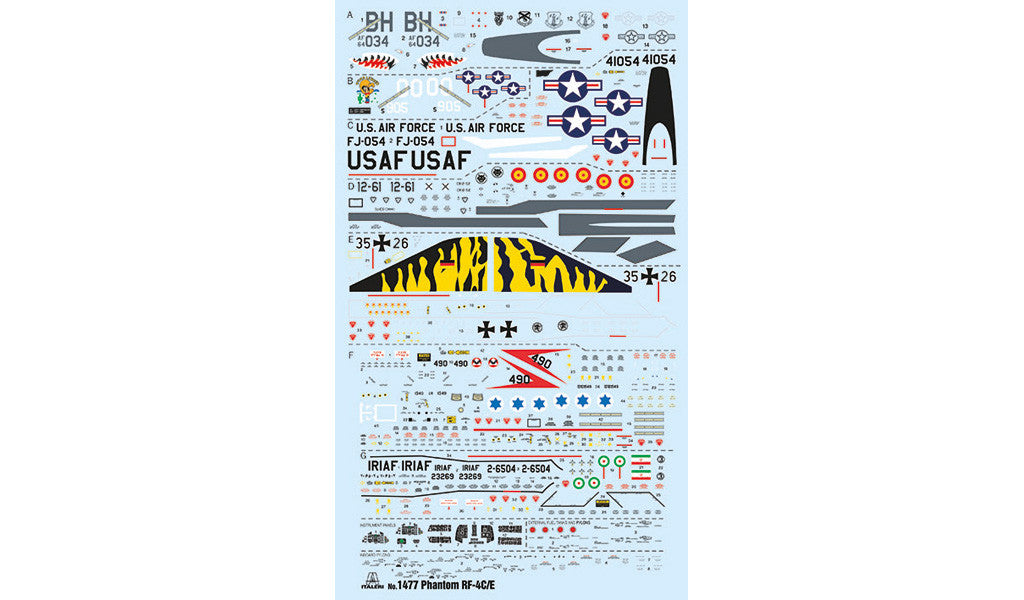 Italeri 1477 McDonnell Douglas RF-4C/E Phantom II 1:72 Model Kit
