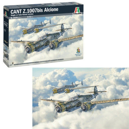 Italeri 1479 CANT Z.1007 Alcione Bomber 1:72 Model Kit