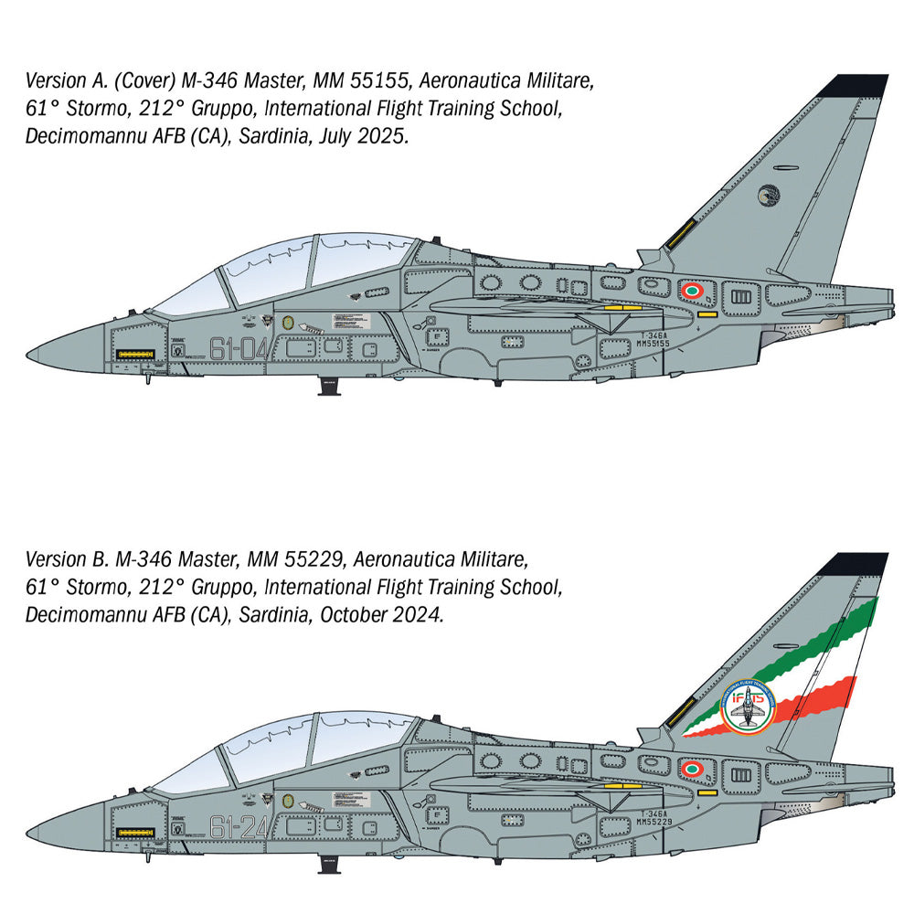 Italeri 1480 Alenia Aermacchi M-346 Master 1:72 Model Kit