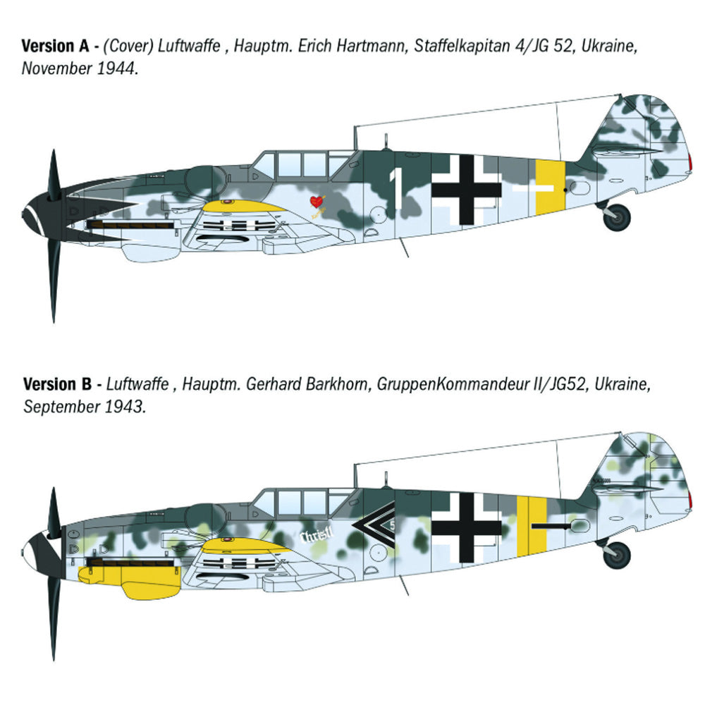 Italeri 1483 Messerschmitt Bf 109 G-6 1:72 Model Kit