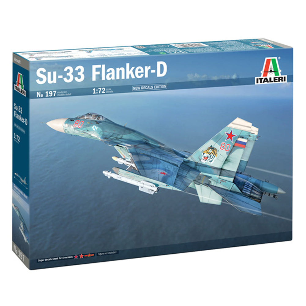 Italeri 197 Su-33 Sea Flanker-D 1:72 Model Kit