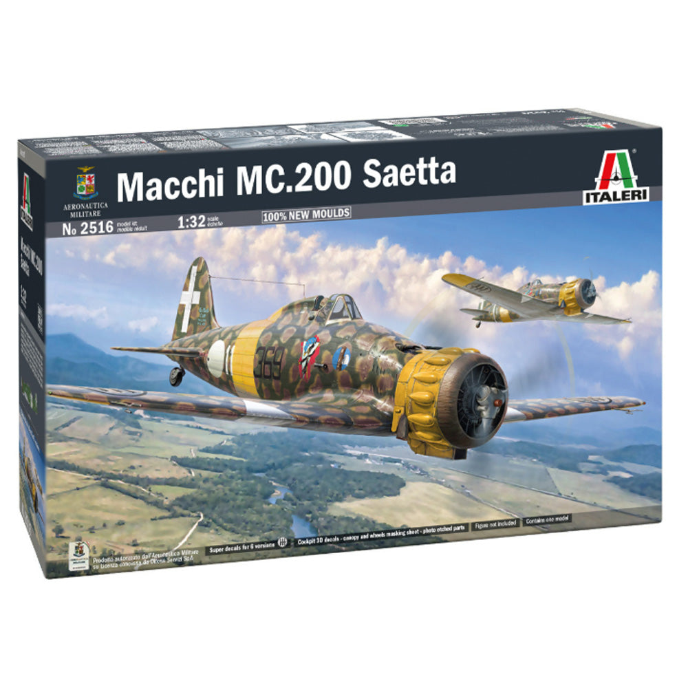 Italeri 2516 Macchi MC.200 Saetta 1:32 Model Kit