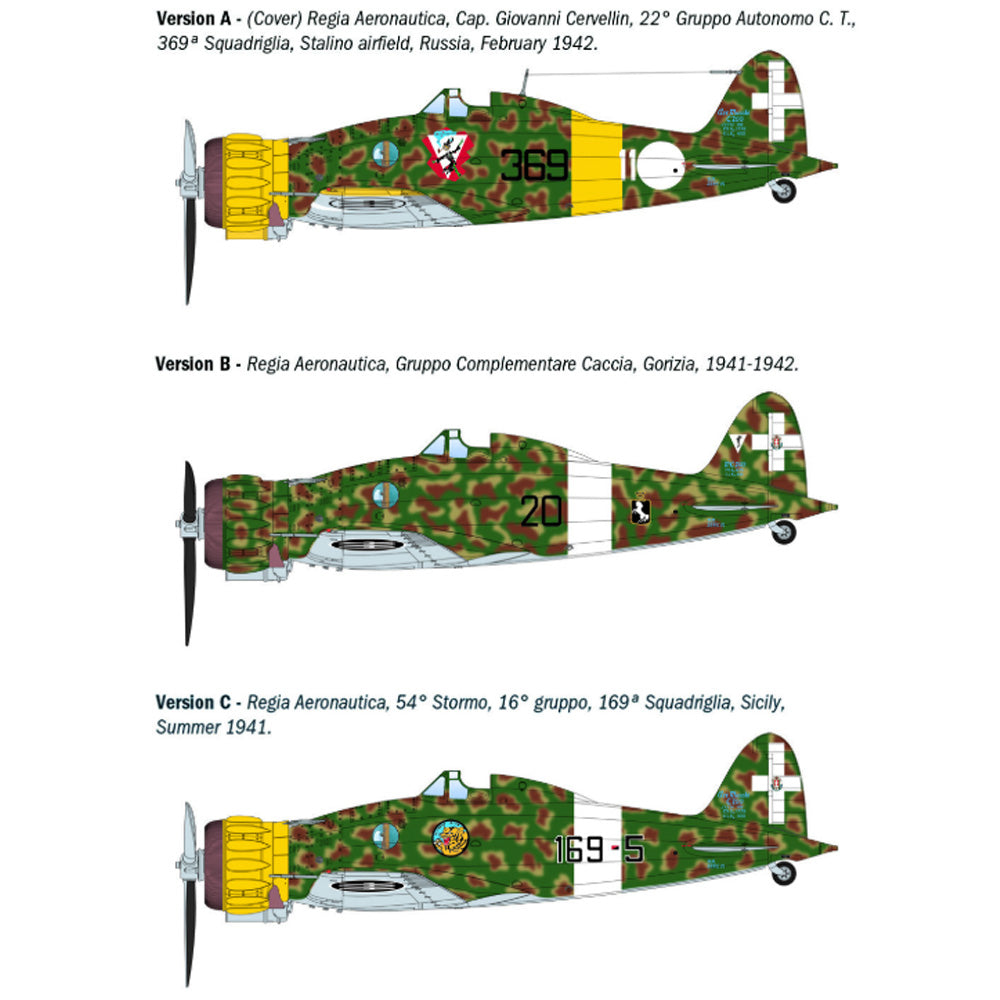 Italeri 2516 Macchi MC.200 Saetta 1:32 Model Kit