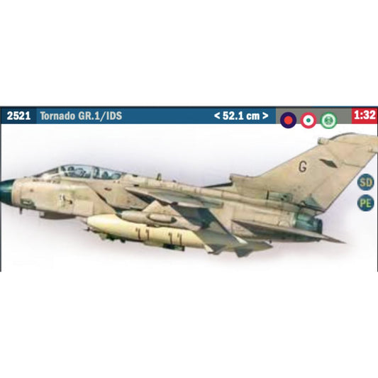 Italeri 2521 Tornado GR.1 Desert Storm RAF 1:32 Model Kit