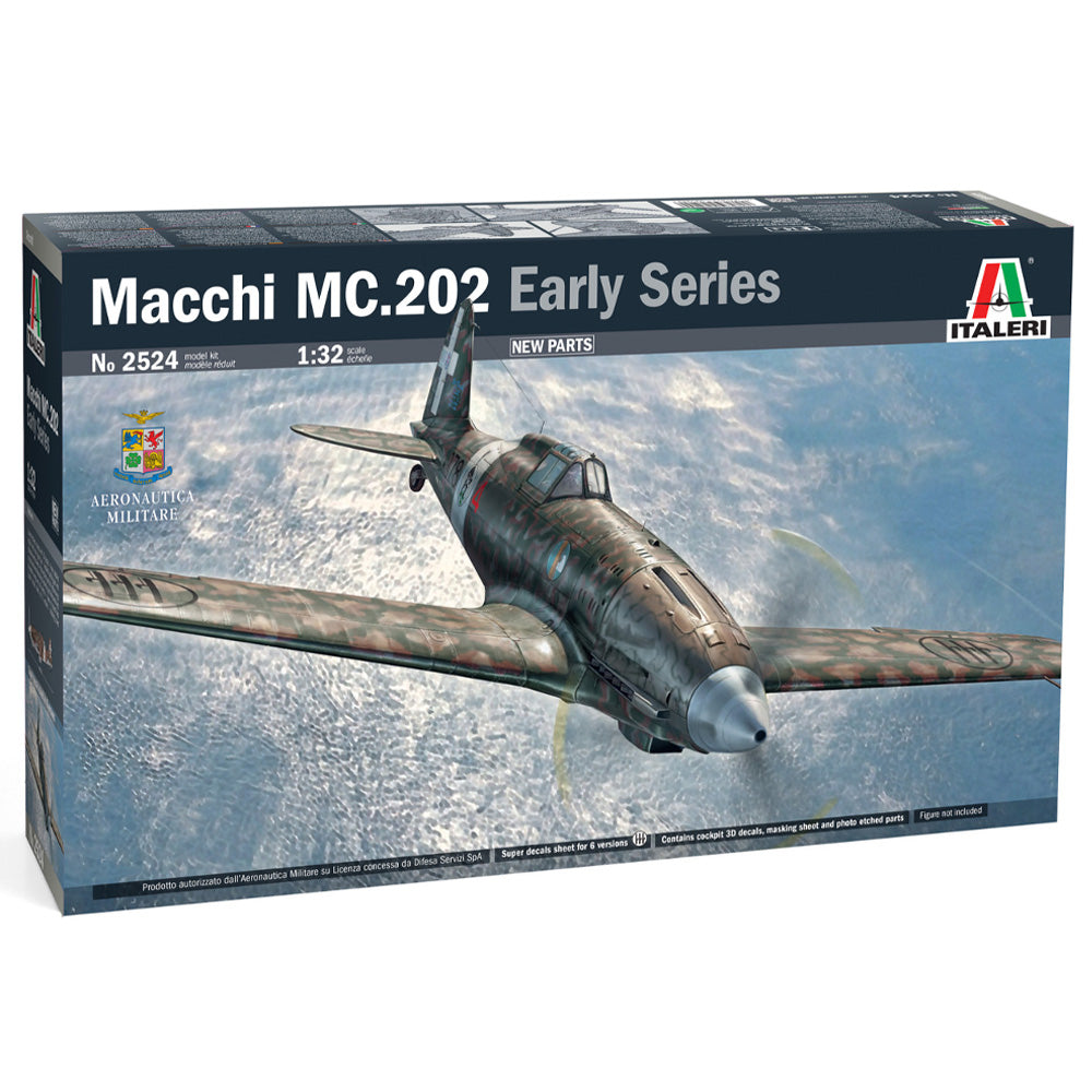 Italeri 2524 Macchi MC.202 Early Series 1:32 Model Kit
