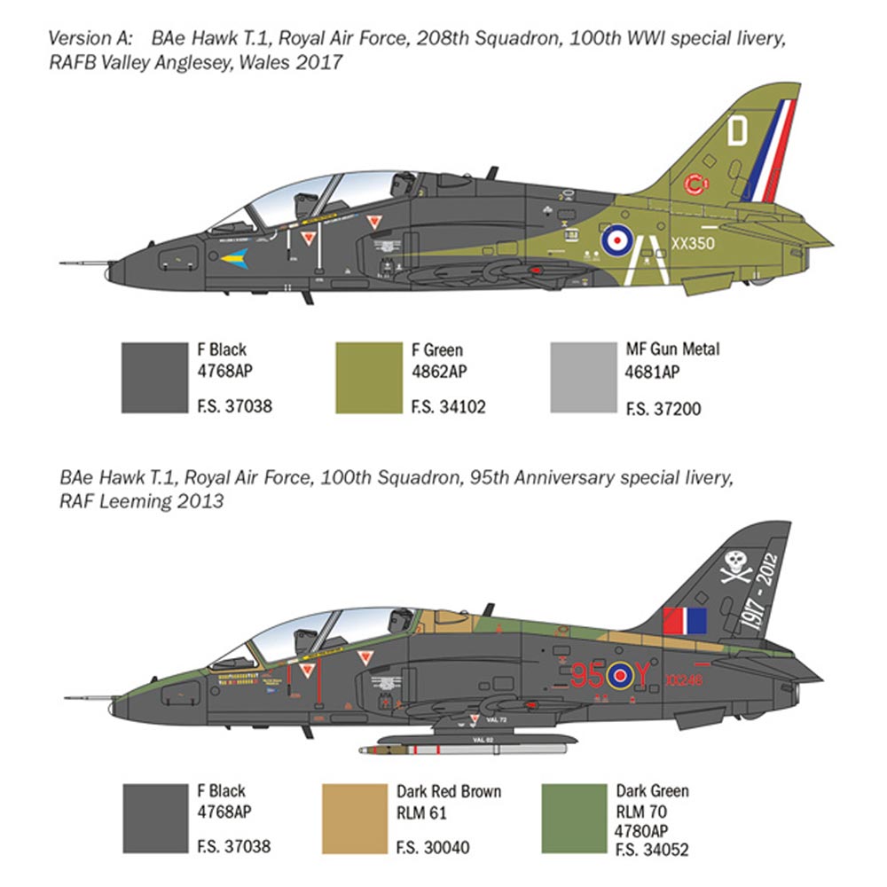 Italeri BaE Hawk T MkI 1:48 2813 Plastic Model Aircraft Kit