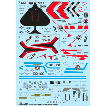 Italeri 2823  F/A-18F Hornet (U.S. Navy Special Colours) 1:48 Model Kit