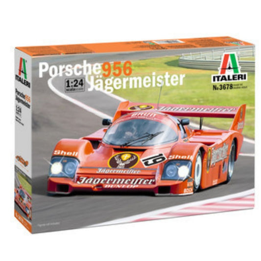 Italeri 3678 Porsche 956 Jägermeister Racing Car 1:24 Model Kit