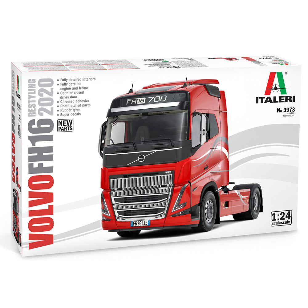 Italeri 3973 Volvo F12 Intercooler (Medium Roof) 1:24 Model Kit