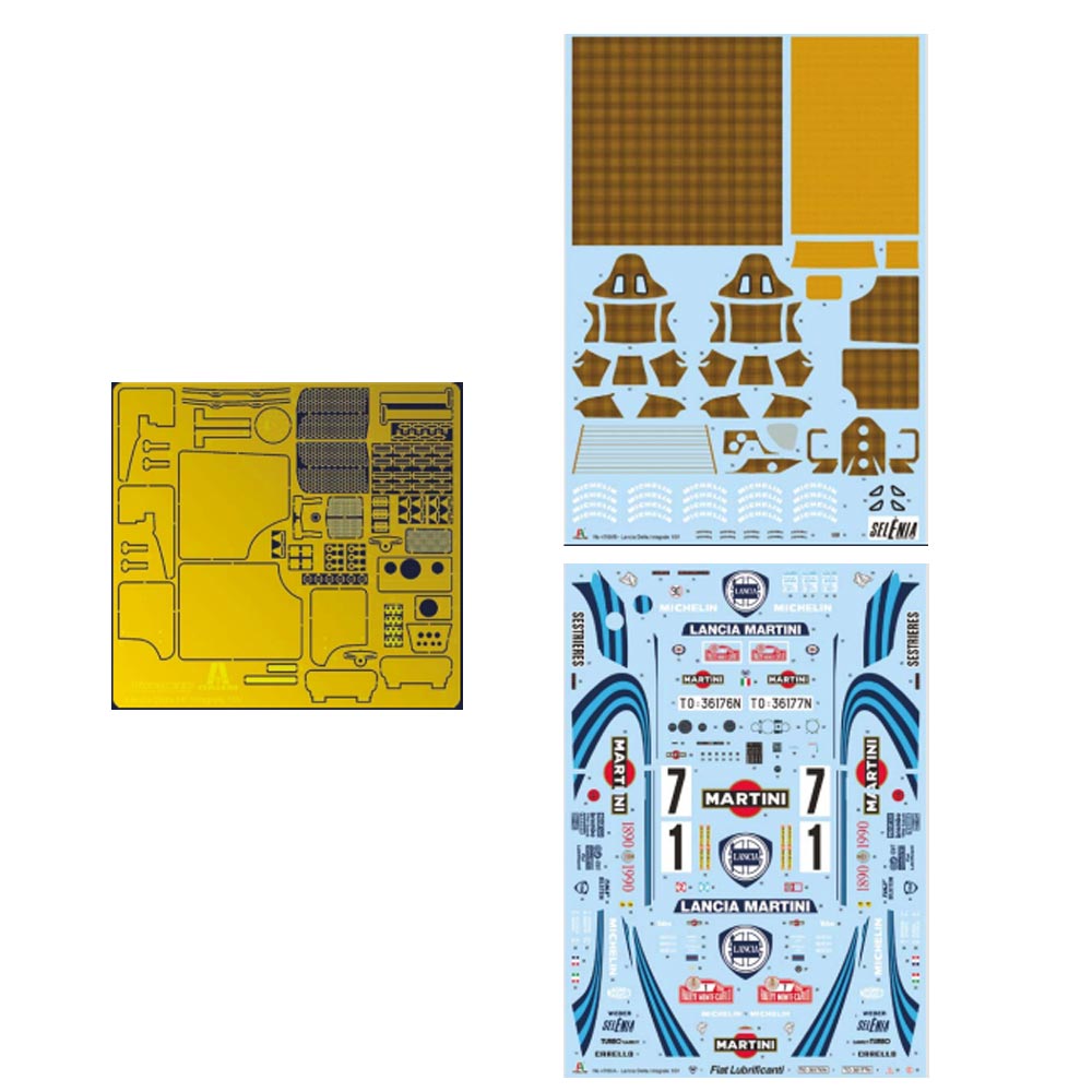 Italeri 4709  Lancia Delta HF Integrale 16V 1:12 Model Rally Car Kit