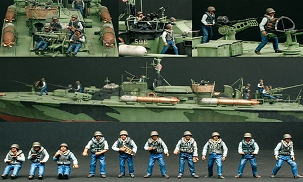 ITALERI Elco '80 PT Boat Crew 5606 1:35 Figures Model Kit