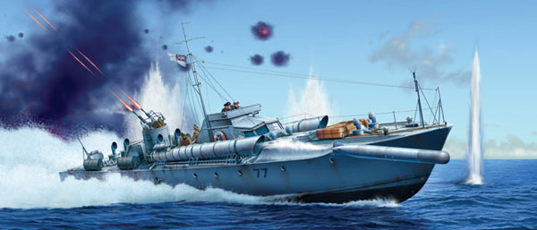 ITALERI Vosper 72''6' MTB 77 Royal Navy 5610 1:35 Ship Model Kit